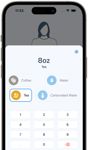 drink tracker in waterminder